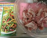 簡単☆青椒肉絲と卵かた焼きそば作り方10写真
