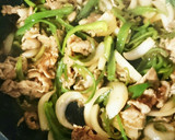 簡単☆青椒肉絲と卵かた焼きそば作り方12写真