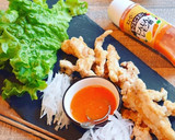 スティック唐揚げのレタス巻き巻き〜♪作り方5写真