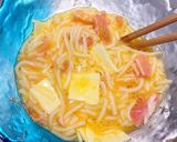 余った素麺救済★素麺リメイクオムレツ作り方2写真