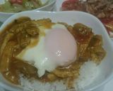 カレーリメイク。和風カレー丼。作り方4写真