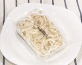 うどんパスタ レンジでチン！作り方1写真