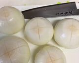 圧力鍋で新玉ねぎ丸ごとスープ作り方2写真