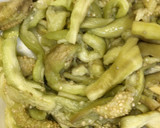 簡単時短さっぱりな茄子と冷しゃぶの和え物作り方6写真