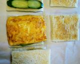 朝食に♪ゴマ辛子マヨの卵焼きサンド作り方11写真