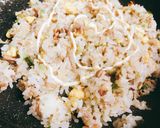 マヨネーズで仕上げるパラパラ炒飯作り方4写真