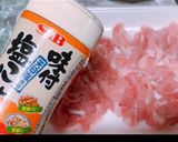 じゃがいも・ニンニクの芽・豚肉 醤油炒め作り方2写真