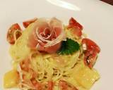 生ハムとマンゴーの冷製パスタ作り方6写真