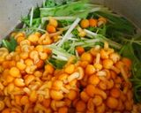 簡単！朝食に♪水菜と なめこのお味噌汁♪作り方5写真