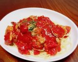 アサリとキハダマグロのペスカトーレ作り方6写真