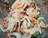 ＊フライパンで！新玉とそら豆のかき揚げ＊作り方5写真