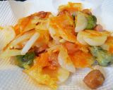 ＊フライパンで！新玉とそら豆のかき揚げ＊作り方8写真