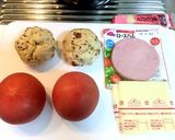 とろーり♡焼きトマトサンドイッチ✩作り方1写真