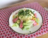 タルタルドレッシングで野菜サラダ作り方3写真