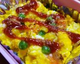 お弁当／朝ご飯☆ピザ風スクランブルエッグ作り方5写真