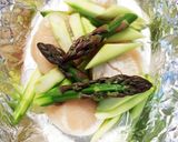アスパラとホタテのホイル焼き作り方3写真
