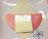 お弁当にも♡ワンタンの皮でハムチーズ巻き作り方2写真