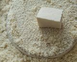 高野豆腐でニラ団子の黒酢玉ねぎあんかけ作り方3写真