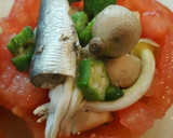まるごとトマトのチーズ焼き。スープ添え作り方3写真