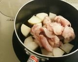 簡単、低カロリーな鶏肉と大根の煮物作り方2写真