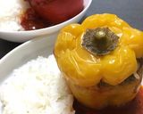 ⌘ パプリカの肉詰め ⌘ お米入り ⌘作り方9写真
