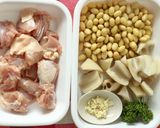 大豆と鶏もも肉のトマト煮作り方3写真