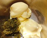 サーモンのマヨジェノベーゼ焼き作り方1写真