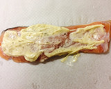 サーモンのマヨジェノベーゼ焼き作り方2写真