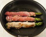 【お弁当】アスパラガスのチーズ肉巻き作り方4写真