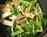 厚揚げと小松菜のオイスターソース炒め作り方5写真