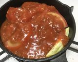 鉄板でナスとトマトのチーズ焼き作り方5写真