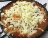 鉄板でナスとトマトのチーズ焼き作り方6写真