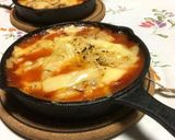 鉄板でナスとトマトのチーズ焼き作り方7写真