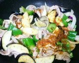豚肉となすのこってり生姜焼き丼☆簡単♥作り方6写真