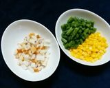 いんげん&コーン＆ちくわマヨ作り方1写真