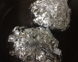 エビとホタテの醤油バターホイル蒸し作り方4写真