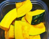 かぼちゃの煮物❤作り方1写真