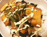 厚揚げとしめじの丼作り方5写真