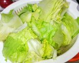 レタスとトマトの中華風玉子炒め☆簡単♥作り方1写真
