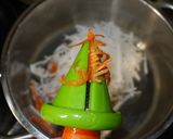 人参を麺に！【キャロッボナーラ】作り方1写真