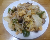 卵と野菜のオイスターソース炒め作り方5写真