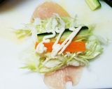生ハム巻き サラダ作り方1写真