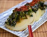 わかめナムルと玉ねぎステーキ作り方3写真