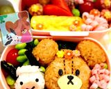 くまのがっこう ♡ しあわせ キャラ弁作り方9写真