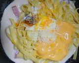 鬼の絶品!カルボナーラWチーズWベーコン作り方5写真
