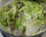牡蠣とアーサ（あおさ）のチヂミ風ポテ焼き作り方4写真