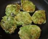 牡蠣とアーサ（あおさ）のチヂミ風ポテ焼き作り方6写真