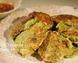 牡蠣とアーサ（あおさ）のチヂミ風ポテ焼き作り方7写真