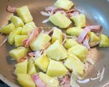 じゃがいもとベーコンと玉ねぎの温サラダ作り方5写真