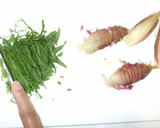ミョウガの混ぜご飯♪簡単混ぜるだけ炊飯器作り方2写真